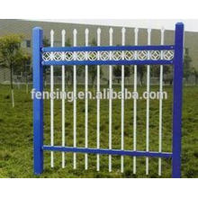 Colorful W or D metal steel palisade fence